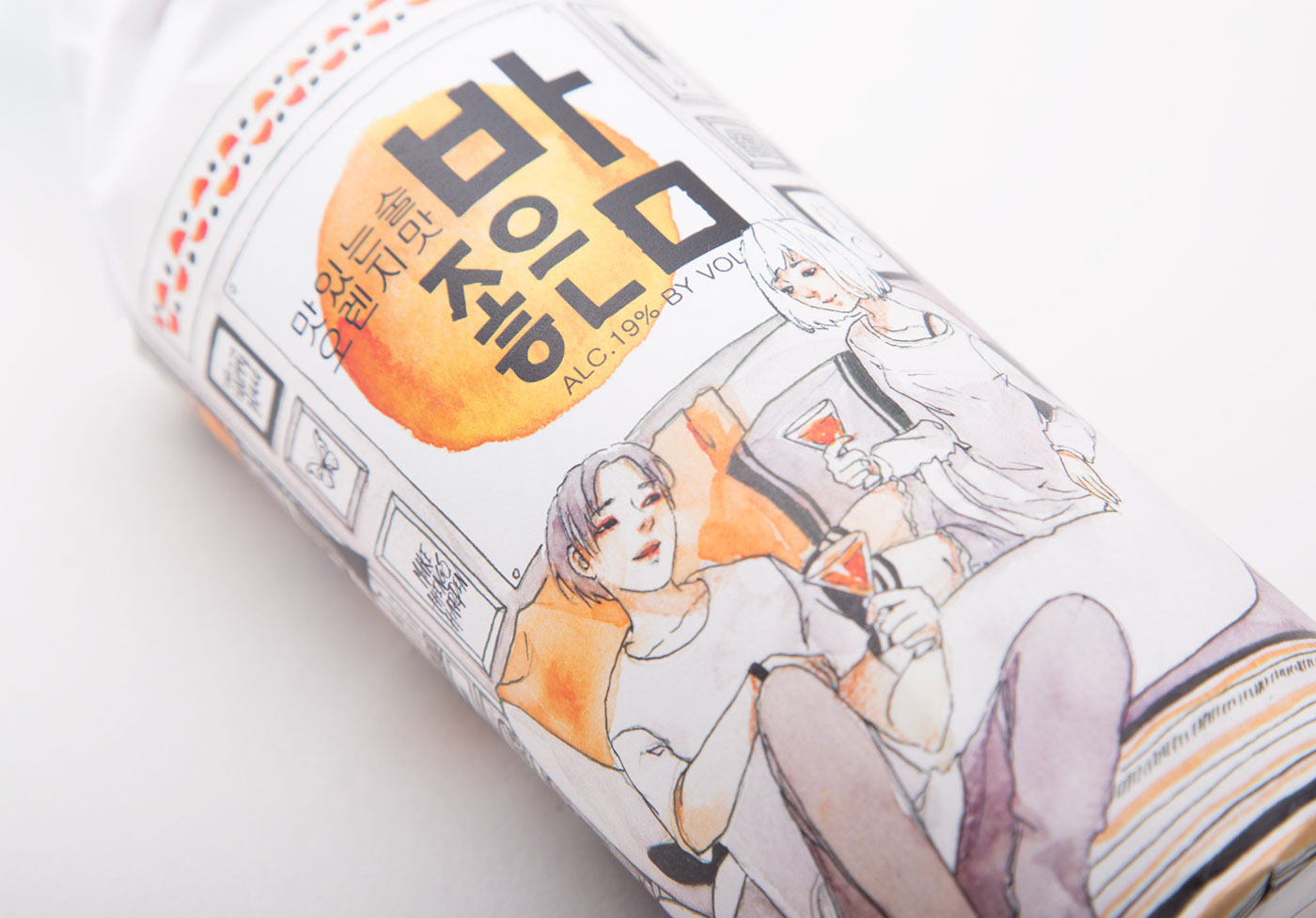 度过美好的夜晚韩国烧酒鸡尾酒包装设计2.jpg